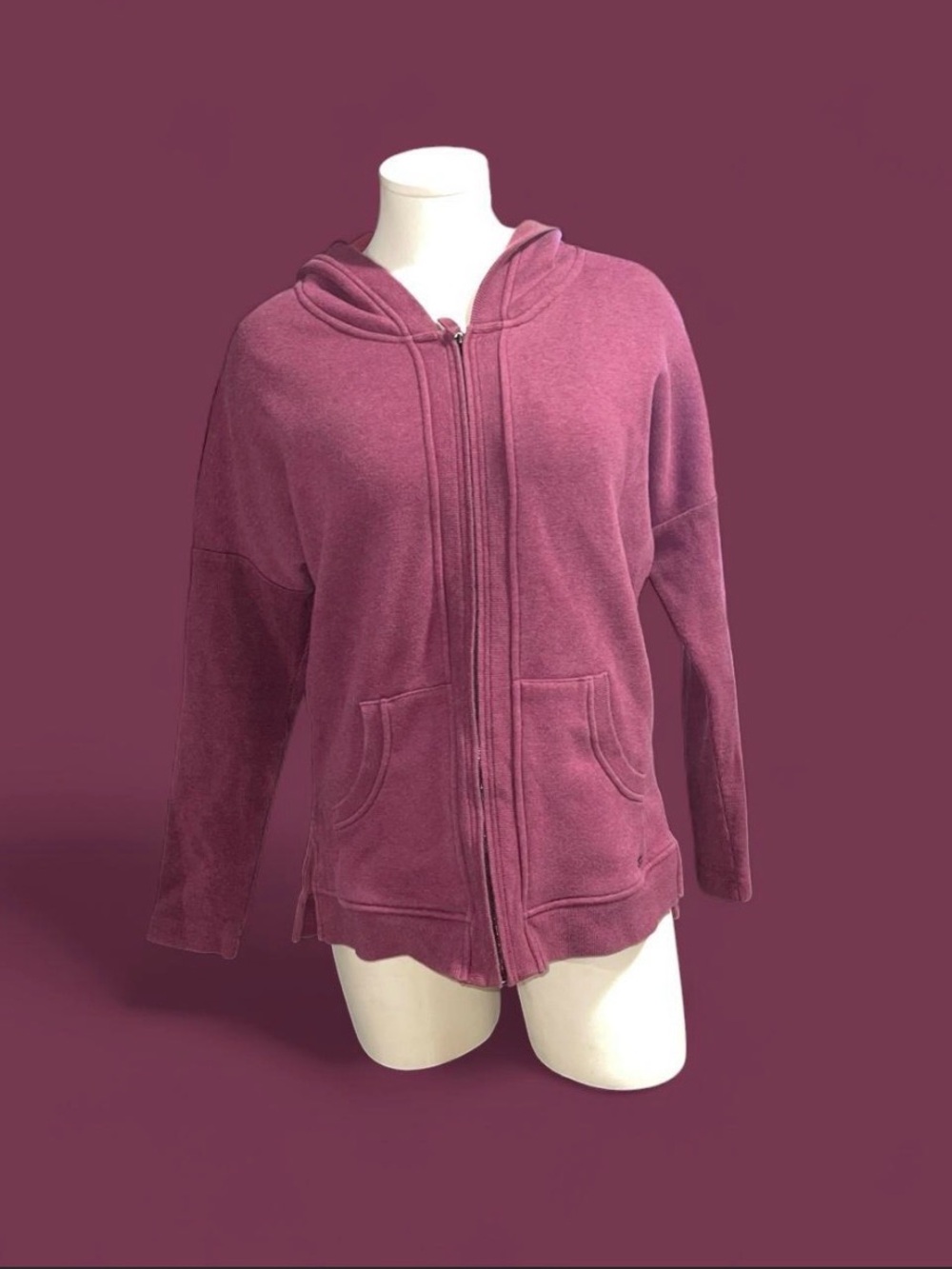 UGG Mauve Zip-Up Hooded Jacket